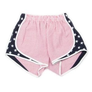 Lauren James Seersucker Shorties Stars and Stripes